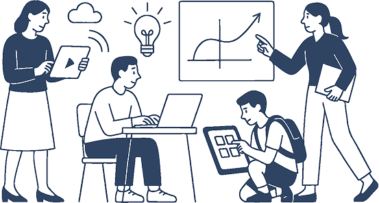 Illustration of hiring and building star teachers